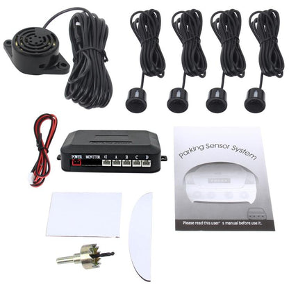 Auto Electromagnetic Back-Up Parking 4 x Sensors, Detecting Distance: 0-2m, Back-Up Parking Sensor