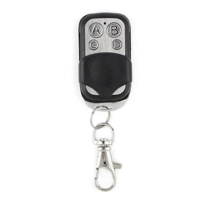 315MHz Metal Wireless Learning Code 4 Keys Remote Control (Black + Silver), 315MHz