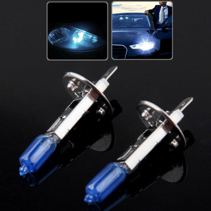 Halogen Bulb, Super White Car Headlight Bulb, 12 V / 55W, 6000K 1700 LM (Pair), H11, H1, H4, 9005, 9006, H7