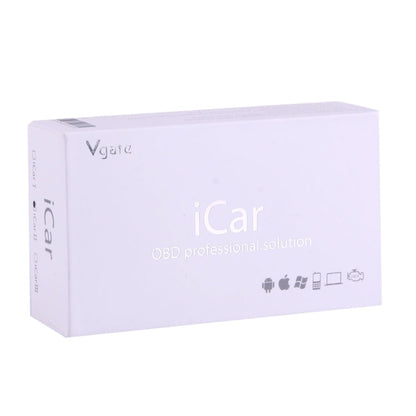 High Quality Super Mini Vgate iCar2 ELM327 OBDII WiFi Car Scanner Tool, Support Android & iOS, WiFi  Black