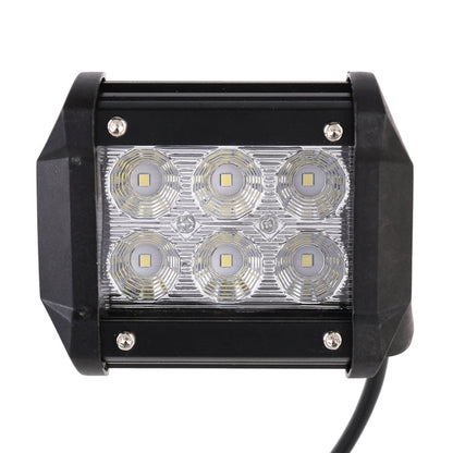 18W  6 LED White Light Floodlight Engineering Lamp / Waterproof IP67 SUVs Light, DC 10-30V, 6 LED Floodlight
