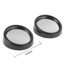 2 PCS SY-022 Car Vehicle Mirror Blind Spot Rear View Small Round Mirror, Diameter: about 5.6cm, SY-022(Black), SY-022