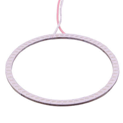 80mm 5W 180LM Angel Eyes Circles Car Headlight COB LED Lights for Vehicles, DC 12-24V, 80mm Red Light, 80mm Pink Light, 80mm Green Light