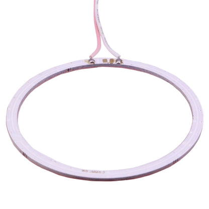 80mm 5W 180LM Angel Eyes Circles Car Headlight COB LED Lights for Vehicles, DC 12-24V, 80mm Red Light, 80mm Pink Light, 80mm Green Light