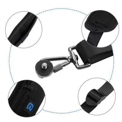 Quick Release Anti-Slip Soft Pad Nylon Single Shoulder Camera Strap with Metal Hook for SLR / DSLR Cameras