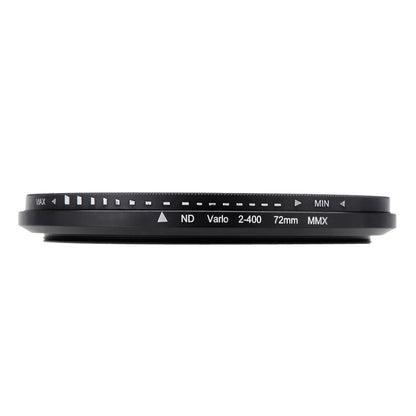 72mm ND Fader Neutral Density Adjustable Variable Filter ND 2 to ND 400 Filter, 72mm