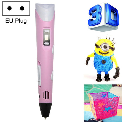 Hand-held 3D Printing Pen, EU Plug, EU Plug