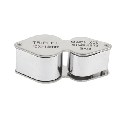 10X - 20X Portable & Rotatable Handheld Jewelry Loupe Magnifier Reading Magnifier (MG22181), 10X - 20X