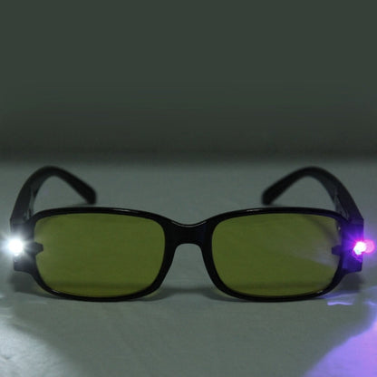 UV Protection Yellow Resin Lens Reading Glasses with Currency Detecting Function, +1.00D, +1.50D, +2.50D, +3.00D, +3.50D, +4.00D