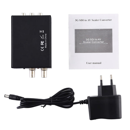 NF-F001 3G SDI to AV +  SDI Scaler Converter, Allow SD-SDI / HD-SDI / 3G-SDI Shown on HDTV, SDI to AV