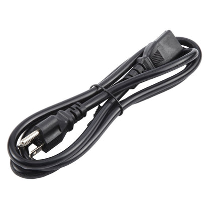 Universal US 3 Prong AC Power Cords for Desktop Computer Printer Monitor Plug, Length:1.5m, 1.5m