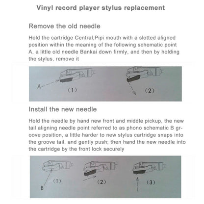 Stereo stylus Needle for Vinyl LP USB Turntable