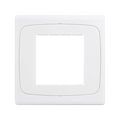 Wall Plate with Screw for Blank Inserts  - 3 Hole, Use around the world