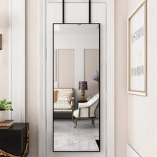 Metal Frame Over the Door Full Length Mirror, 28cm W x 78cm H