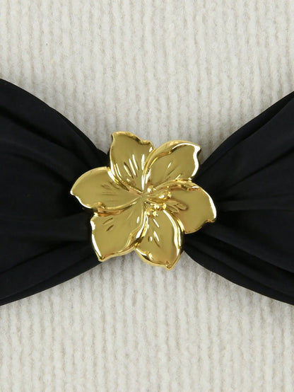 "2025 Sexy Bandeau Push-Up Bikini Set - Brazilian Thong Swimwear for Women"