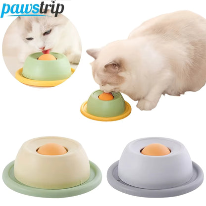 TUGME Interactive Pet Cat Licking Food Toys Anti-slip Pet Slow Feeder for Cats Funny Kitten Licking Plate Cat Accessories