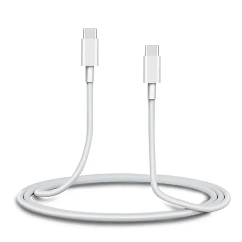 0.2m 1m 2m 3m 30W 100W Double Type C PD Quick Fast Charge Cable For Apple iPhone 15 Pro Max iPad Samsung HUAWEI USB-C To C Line