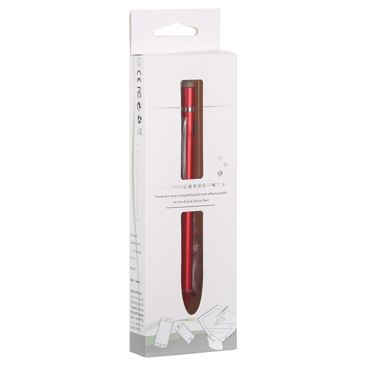 1.5-2.3mm Rechargeable Capacitive Touch Screen Active Stylus Pen