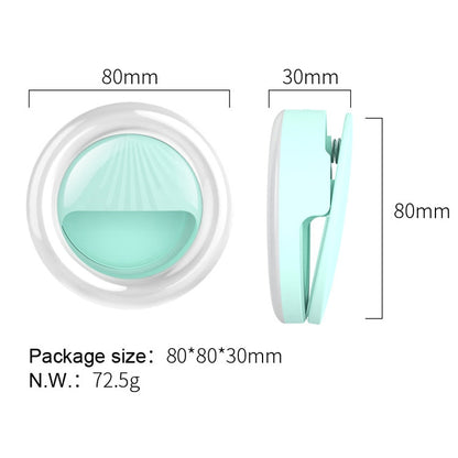 RK34 Rechargeable Beauty Selfie Light Selfie Clip Flash Fill Light