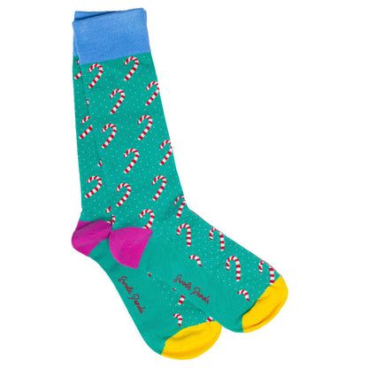 Candy Cane Bamboo Socks