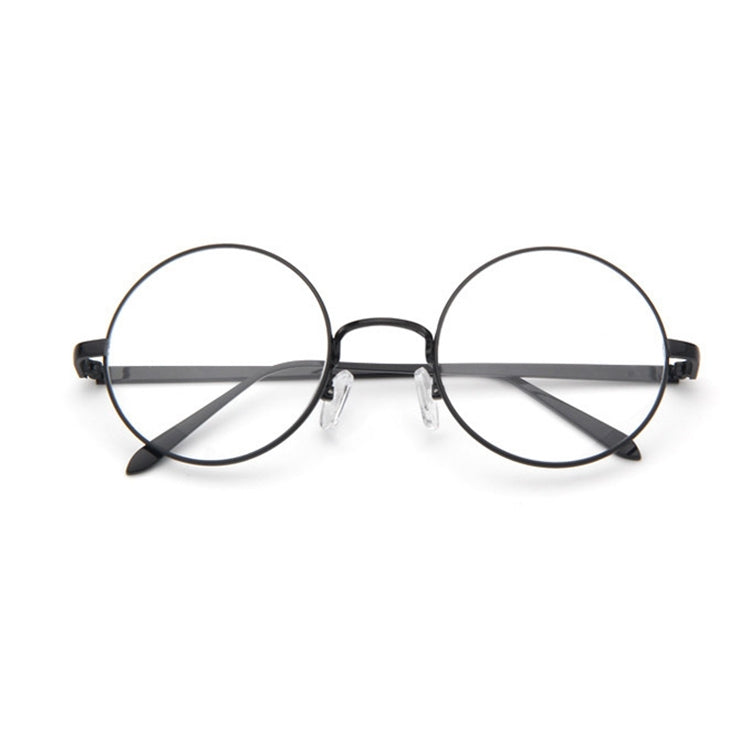 Round-Framed Glasses Small Fresh, Round-Framed Glasses, Golden, Silver, Bronze, Gun gray