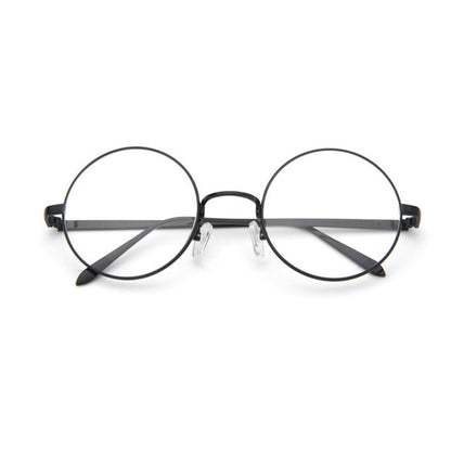 Round-Framed Glasses Small Fresh, Round-Framed Glasses, Golden, Silver, Bronze, Gun gray