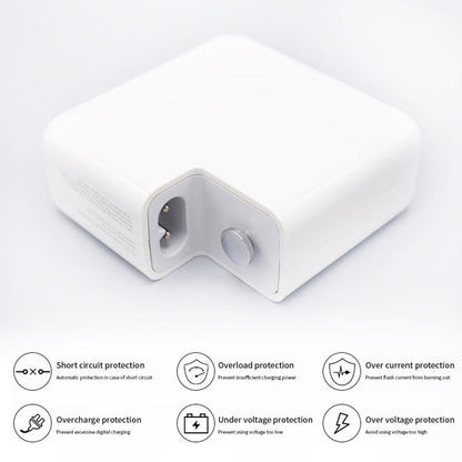 PD-96W 96W PD USB-C / Type-C Laptop Power Adapter for MacBook Pro 16 inch (A2141), EU Plug, US Plug, UK Plug, AU Plug