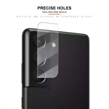 2PCS mocolo 0.15mm 9H 2.5D Round Edge Rear Camera Lens Tempered Glass Film, For Samsung Galaxy S21, For Samsung Galaxy S21+, For Samsung Galaxy S21 Ultra