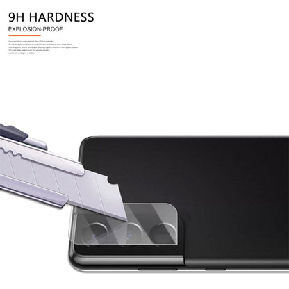2PCS mocolo 0.15mm 9H 2.5D Round Edge Rear Camera Lens Tempered Glass Film, For Samsung Galaxy S21, For Samsung Galaxy S21+, For Samsung Galaxy S21 Ultra