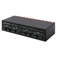 2-in 4-out Power Amplifier Speaker Switcher Splitter Comparator 300W Per Channel Without Loss Of Sound Quality, B048