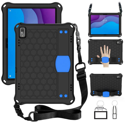 Honeycomb Design EVA + PC Material Four Corner Anti Falling Flat Protective Shell with Strap, For Lenovo Tab M10 TB-X505X/F, For Lenovo Smart Tab M10 TB-605F, For Lenovo Smart Tab M10 TB-606F