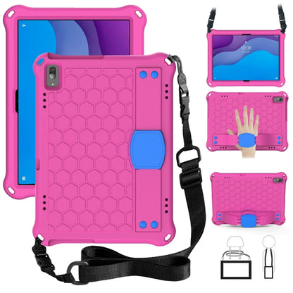 Honeycomb Design EVA + PC Material Four Corner Anti Falling Flat Protective Shell with Strap, For Lenovo Tab M10 TB-X505X/F, For Lenovo Smart Tab M10 TB-605F, For Lenovo Smart Tab M10 TB-606F