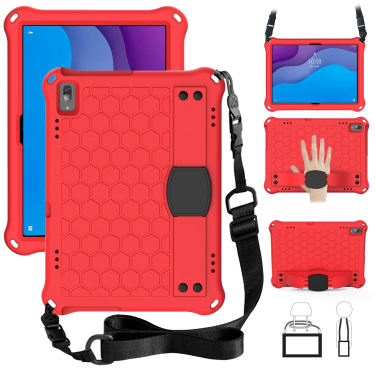 Honeycomb Design EVA + PC Material Four Corner Anti Falling Flat Protective Shell with Strap, For Lenovo Tab M10 TB-X505X/F, For Lenovo Smart Tab M10 TB-605F, For Lenovo Smart Tab M10 TB-606F