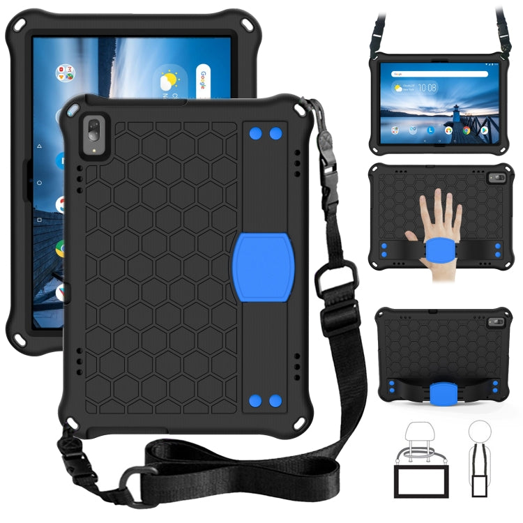 Honeycomb Design EVA + PC Material Four Corner Anti Falling Flat Protective Shell with Strap, For Lenovo Tab M10 TB-X505X/F, For Lenovo Smart Tab M10 TB-605F, For Lenovo Smart Tab M10 TB-606F