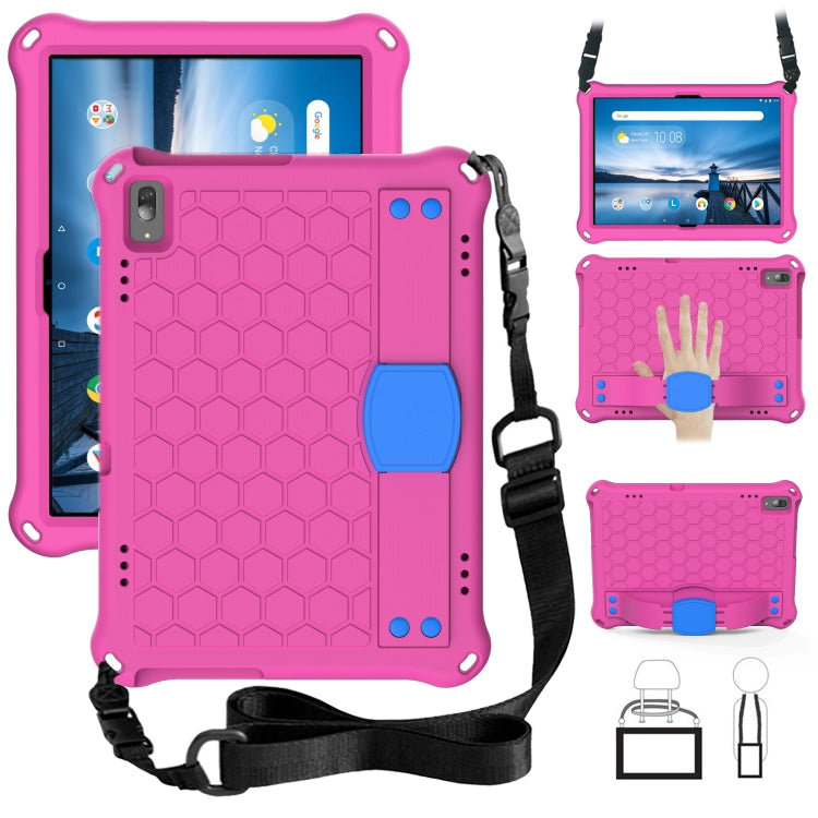 Honeycomb Design EVA + PC Material Four Corner Anti Falling Flat Protective Shell with Strap, For Lenovo Tab M10 TB-X505X/F, For Lenovo Smart Tab M10 TB-605F, For Lenovo Smart Tab M10 TB-606F