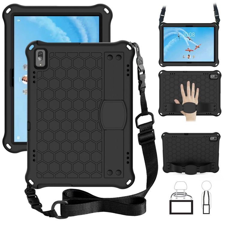 Honeycomb Design EVA + PC Material Four Corner Anti Falling Flat Protective Shell with Strap, For Lenovo Tab P10 TB-X705F/L, For Lenovo Tab E10 TB-X104F