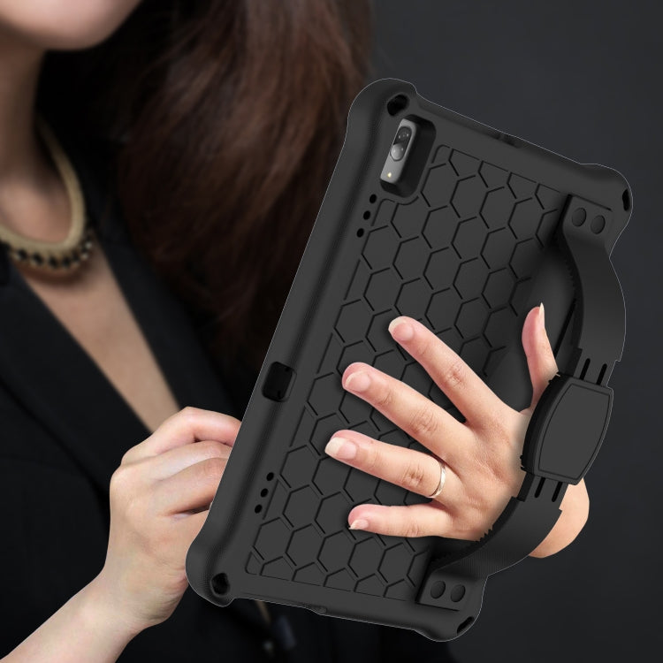 Honeycomb Design EVA + PC Material Four Corner Anti Falling Flat Protective Shell with Strap, For Lenovo Tab P10 TB-X705F/L, For Lenovo Tab E10 TB-X104F