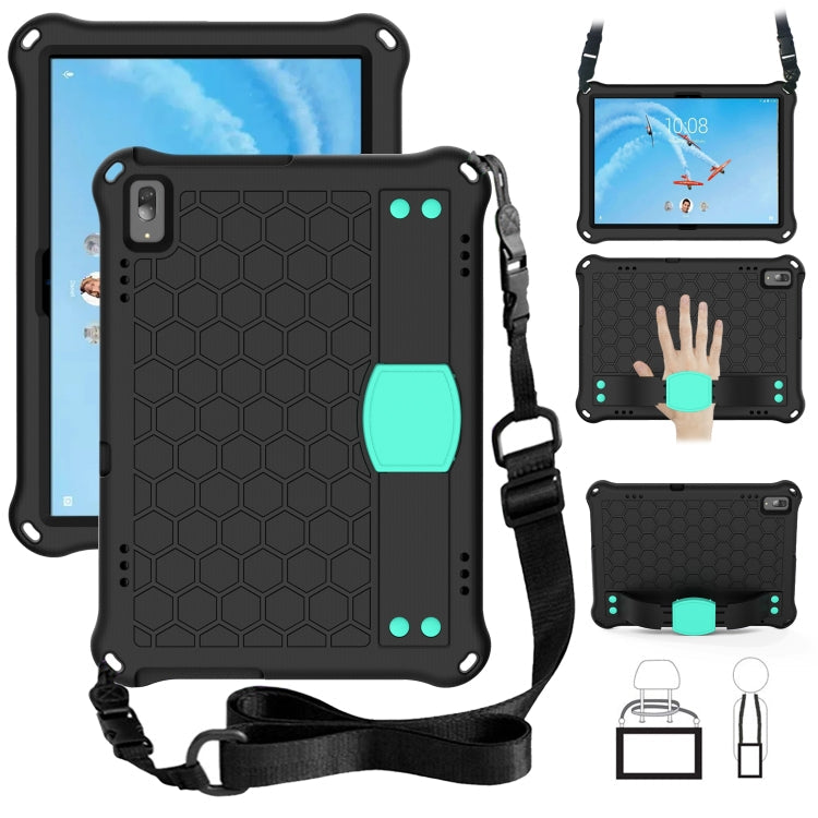 Honeycomb Design EVA + PC Material Four Corner Anti Falling Flat Protective Shell with Strap, For Lenovo Tab P10 TB-X705F/L, For Lenovo Tab E10 TB-X104F