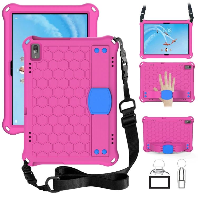Honeycomb Design EVA + PC Material Four Corner Anti Falling Flat Protective Shell with Strap, For Lenovo Tab P10 TB-X705F/L, For Lenovo Tab E10 TB-X104F