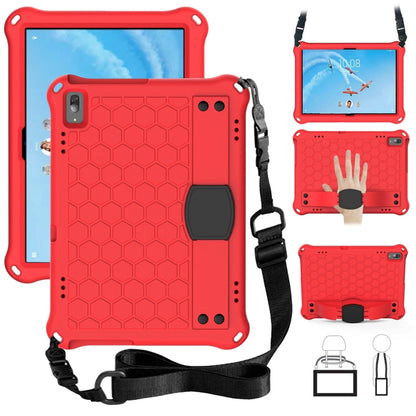 Honeycomb Design EVA + PC Material Four Corner Anti Falling Flat Protective Shell with Strap, For Lenovo Tab P10 TB-X705F/L, For Lenovo Tab E10 TB-X104F