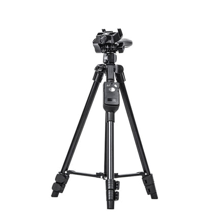 YUNTENG 6208 Aluminum Tripod Mount with Bluetooth Remote Control &  3-Way Head & Phone Clamp, VCT-6208