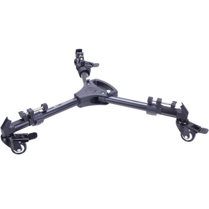 YUNTENG 900 Aluminium Alloy Camera Tripod Foot Wheel Tripod Pulley Base, Load 15KG, 900