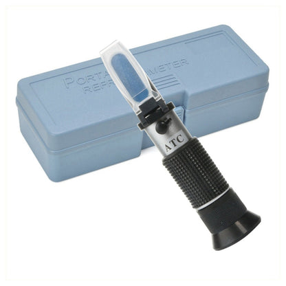 Alcohol Refractometer Sugar Grape Wine Concentration 0~25% Alcohol 0~40% Brix Tester Meter ATC Handheld Tool RZ121