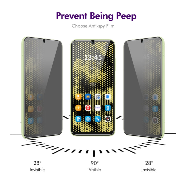 ENKAY Hat-Prince 28 Degree Anti-peeping Privacy Tempered Glass Film, For Samsung Galaxy A25 5G, For Samsung Galaxy S23 FE 5G, For Samsung Galaxy F54, For Samsung Galaxy A24 4G, For Samsung Galaxy S23+ 5G, For Samsung Galaxy S23 5G