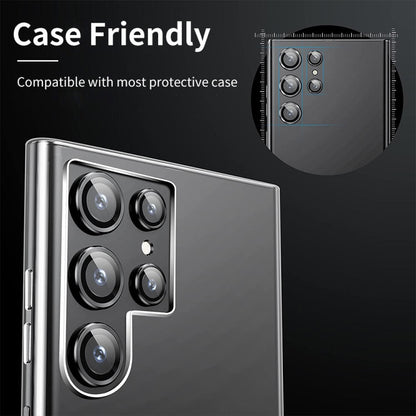 ENKAY Hat-Prince 9H Rear Camera Lens Aluminium Alloy Tempered Glass Film, For Samsung Galaxy S24 Ultra 5G, For Samsung Galaxy S24 5G, For Samsung Galaxy S24+ 5G