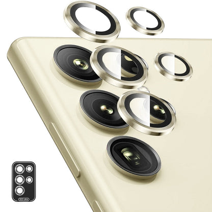 ENKAY Hat-Prince 9H Rear Camera Lens Aluminium Alloy Tempered Glass Film, For Samsung Galaxy S24 Ultra 5G, For Samsung Galaxy S24 5G, For Samsung Galaxy S24+ 5G