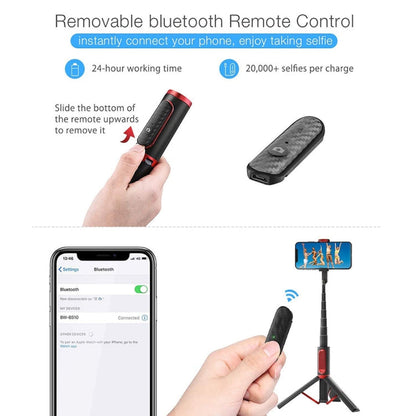 M18 Portable Selfie Stick Remote Control Mobile Phone Holder