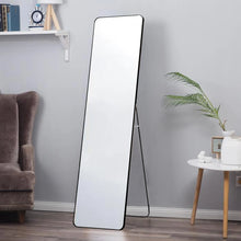 【Breeins】Modern Rectangular Metal Floor Mirror Full Length Mirror Multi Color Size Bedroom Livingroom Bathroom Home Decorat
