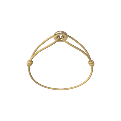 Mini Golden Soho Diamond Cord Bracelet