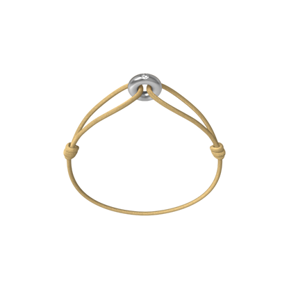 Mini Silver Soho Diamond Cord Bracelet